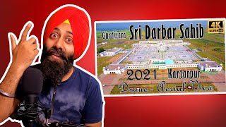 Reacting to Gurdwara Darbar Sahib Kartarpur Corridor Pakistan 2021 | Drone Shot