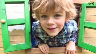 AXI - Wooden Playhouse Max Max is an impressive elevated playhouse on a 3