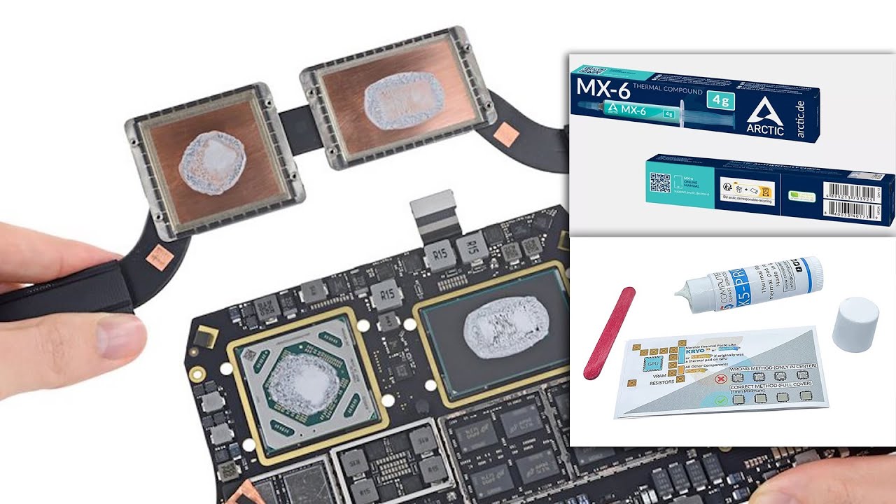 Термопаста для MacBook Pro и Air (Intel, Apple Silicon), выбор - YouTube