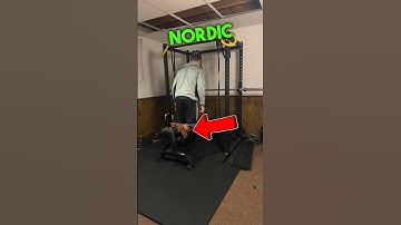 At-Home Nordic Hamstring Curl Setup (no partner) #shorts