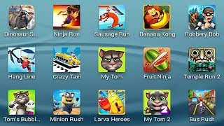 Larva Heroes,Robbery Bob,Banana Kong,Ninja Run,Tom's Bubble Shooter | Game For Kids screenshot 3