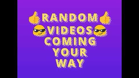 😎Random vids 🗣first video😎