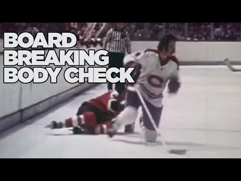 Board Breaking HIT! | Biggest Body Check in NHL History | Larry Robinson