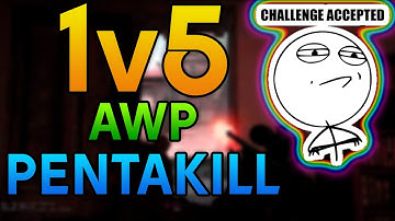 CS:GO - AWP 1v5 CLUTCH by breakyR (OldVideo)