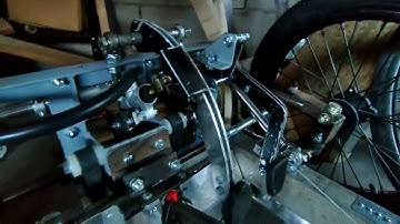 Cyclekart Auto Union pedals, seat handbrake and strengthening