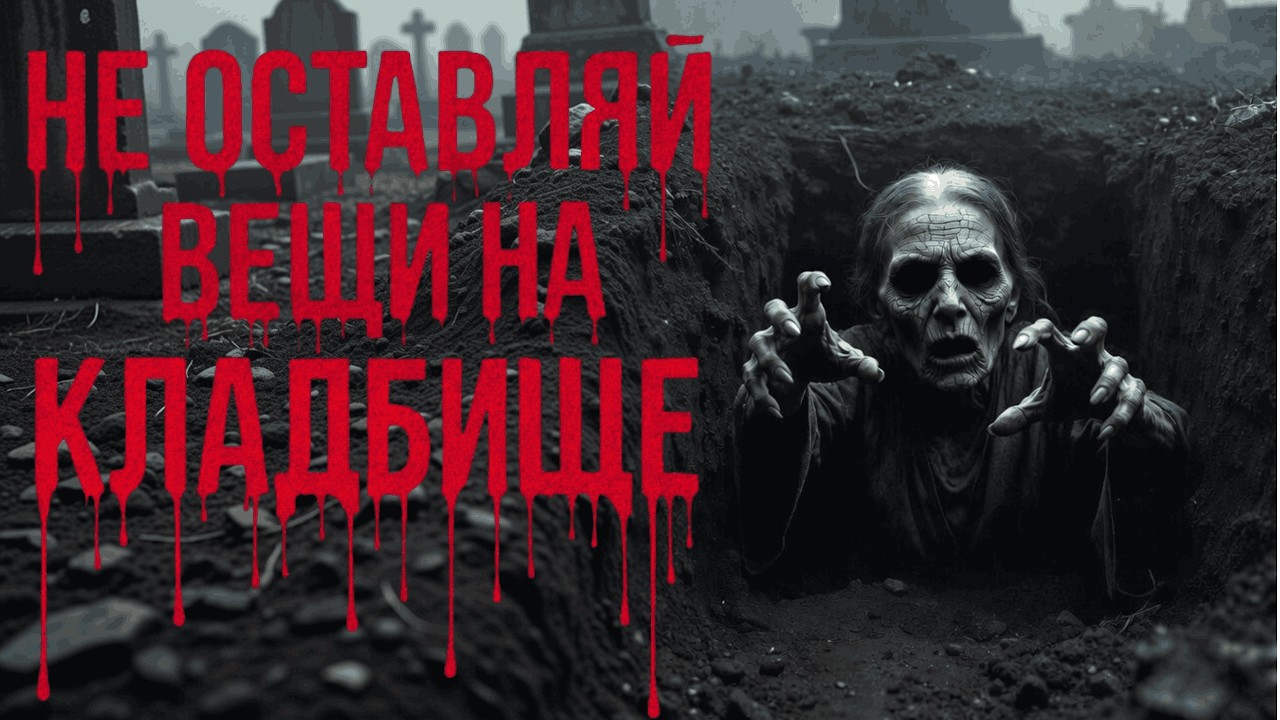 НЕ ОСТАВЛЯЙ ВЕЩИ НА КЛАДБИЩЕ! Страшные истории. Страшилки на ночь