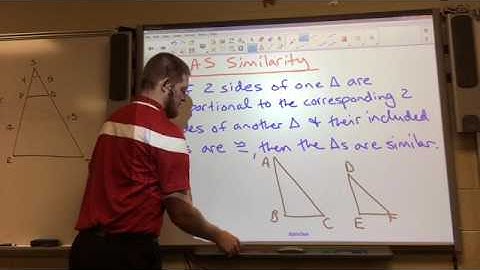 Geometry-8.5 Proving Triangles Similar