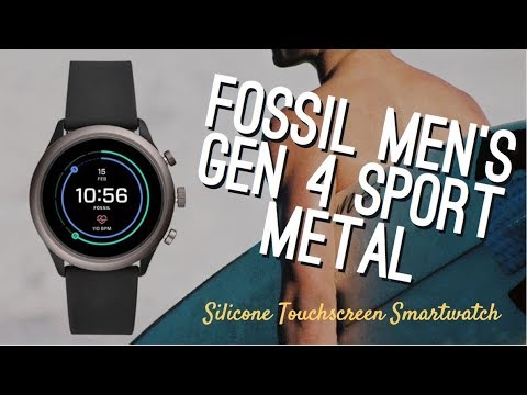 Fossil Men's Gen 4 Sport Metal  - Silicone Touchscreen Smartwatch