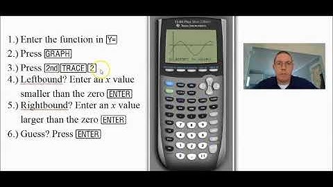 How to Identify the Zeros of a Function Using a TI-84 - Mr. Ryan