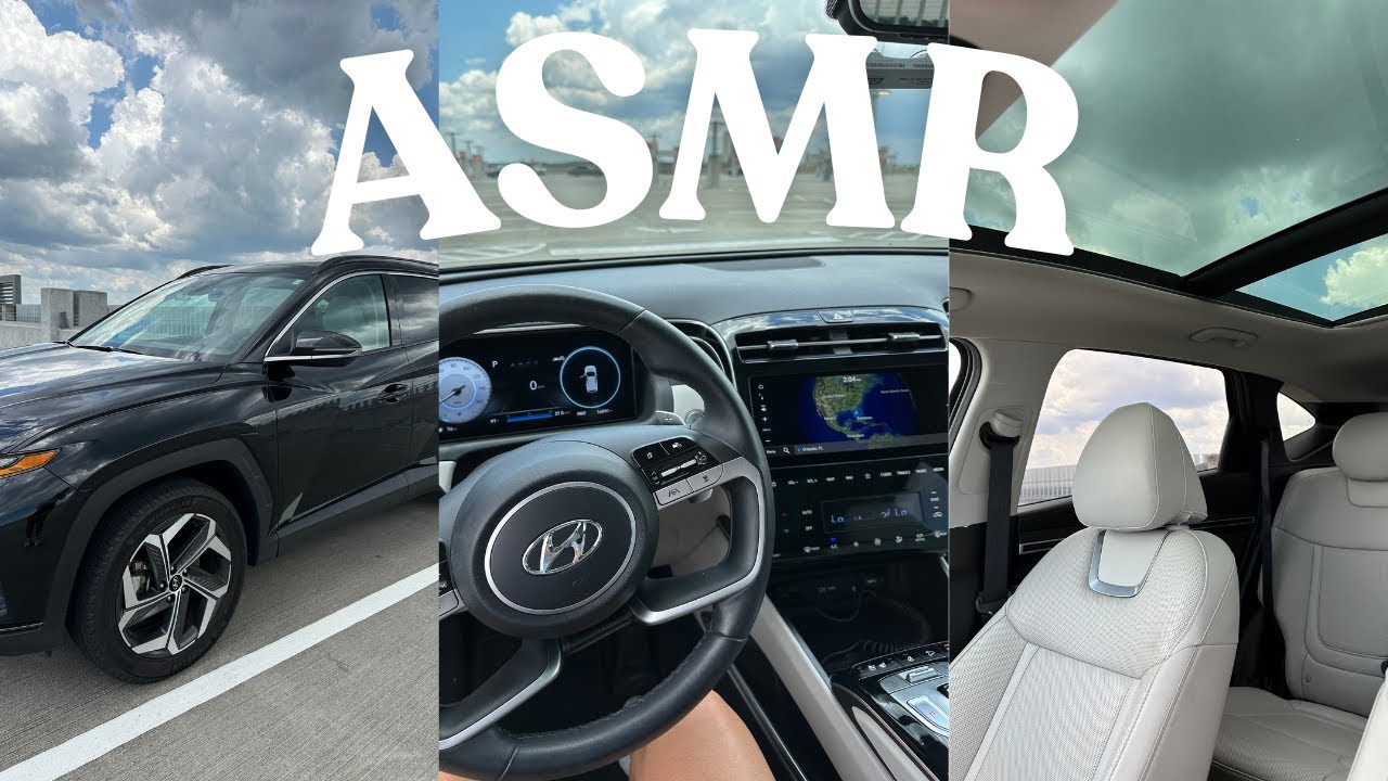 ASMR CAR TAPPING 🚙💨 HYUNDAI TUSCON + LENS TAPPING