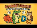 Alphabet Puzzles! 🔍 Solve the Riddle ABC Song for Kids | Fun Learning | Lively Cartoon World