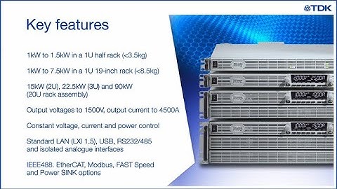 TDK-Lambda GENESYS+ Series