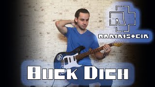 Rammstein - Buck Dich (guitar cover + lesson + tabs)