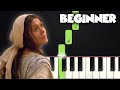 Mary, Did You Know? | BEGINNER PIANO TUTORIAL   SHEET MUSIC by Betacustic