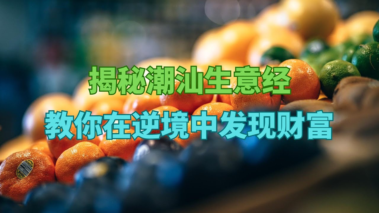 揭秘潮汕生意经:普通人如何在逆境中发现财富机遇,小本生意也能成就大梦想!#生意#逆境#赚钱#机会#成功#打工#老板#财务自由#商机 - YouTube