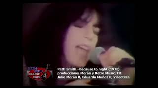 Patti Smith - Because to night (1978).