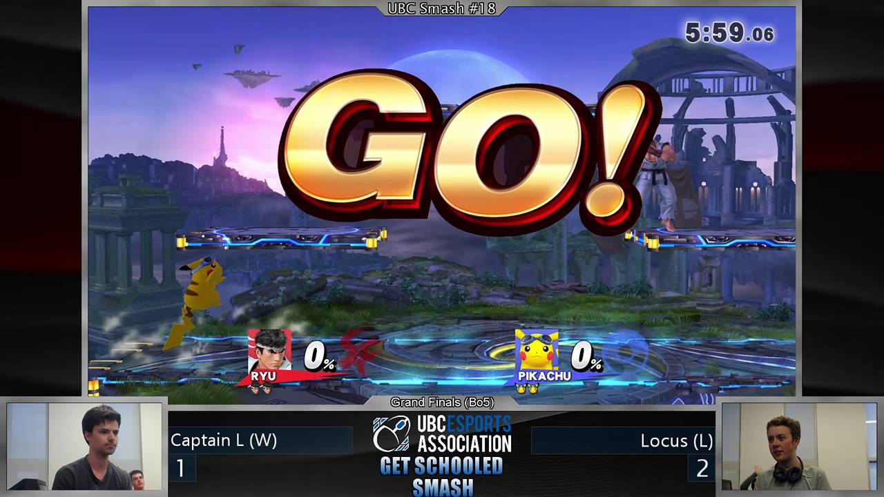UBC Smash #18: Grand Finals - Captain L (Pikachu) vs Locus (Ryu)