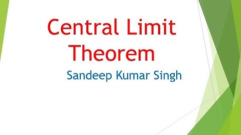 Central Limit Theorem |Engineering Mathematics | Probability and Statistics|L21