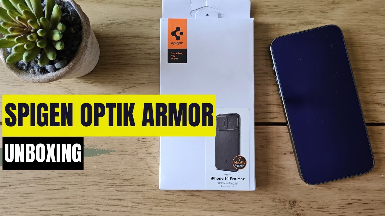 Spigen Optik Armor Case (for iPhone 14 Pro Max) Unboxing YouTube