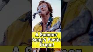 A Summer Songs Poetic Origin! #hitshistory #didyouknow #summer #poetrylovers #musicvideo