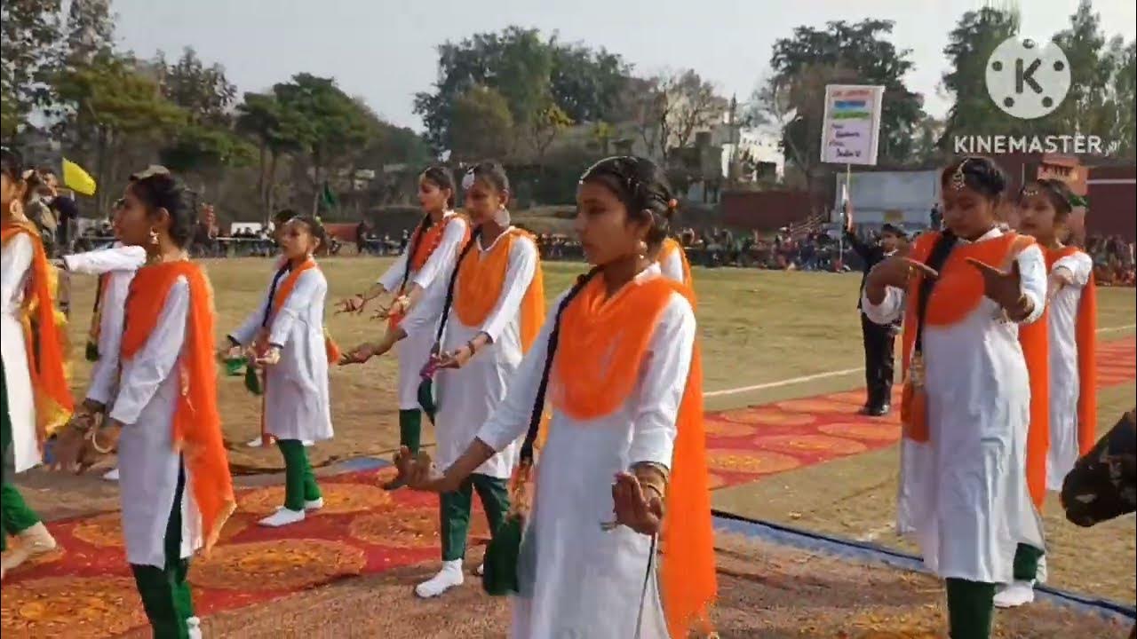 Jalwa Jalwa group dance performance at Model HSS Pallanwala armylover