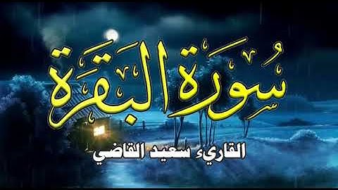 سورة البقرة خاشعة / سعيد القاضي