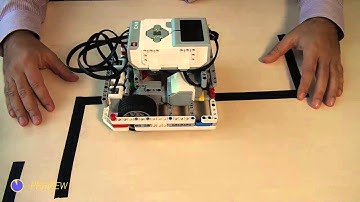 Gapped & Crossed Line Following. Part 8. Turn left state