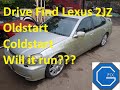 Toyota Lexus 2JZ Cold start, drive find, old start cold start. Will it run?