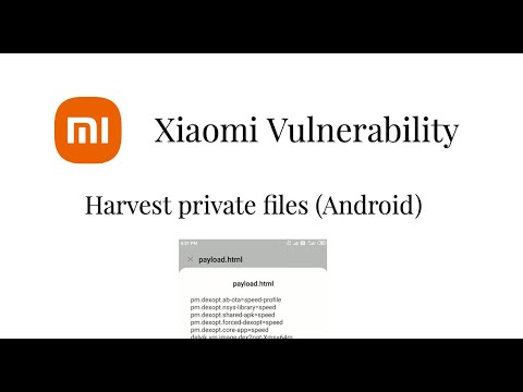 Xiaomi : android harvest private files