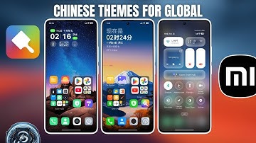 New Chinese Themes Pack For Global With Beautiful iCon & Control Center | Xiaomi Theme Hub