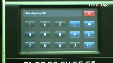 Face ID 2_07-Administrator Enrollment Using Fingerprint Only.flv