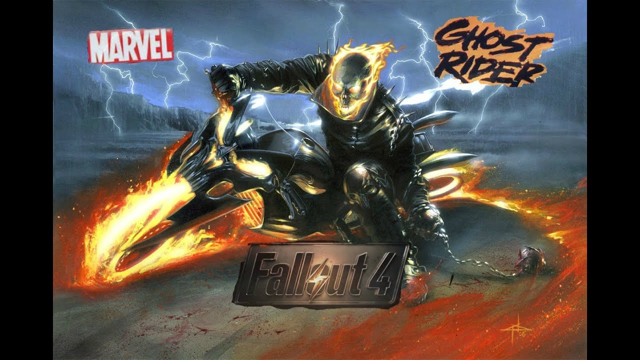 Fallout 4|Ghost Rider Mod - YouTube