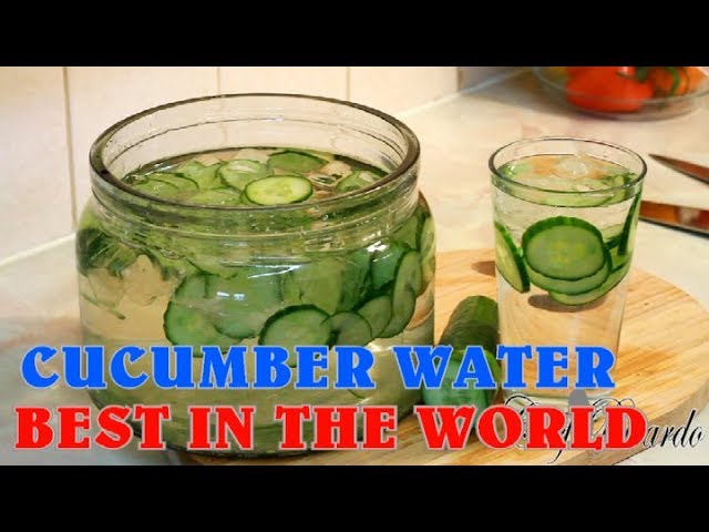 Drink Every Morning Before Breakfast And Detox Your Body Cucumber Water | Recipes By Chef Ricardo | Chef Ricardo Cooking