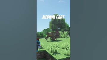 Medival cart Tutorial 🫶🏽 #minecraft #minecraftbeauty #minecrafttutorial