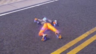 Celebrity Fortnite 1HP Fall Damage Animation Wealth