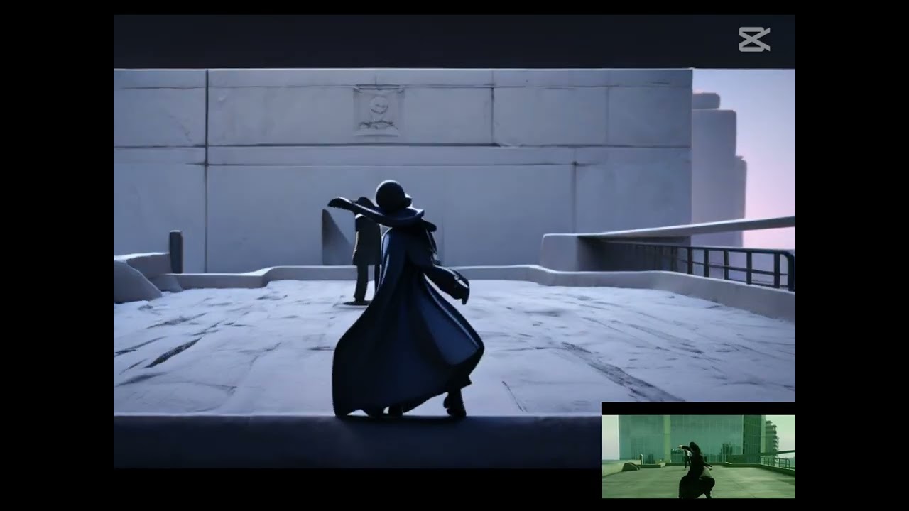 (The Matrix) Neo Bullet Dodge Scene – Clay Mode Remake vs Original