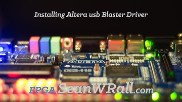 Installing Altera usb Blaster Driver
