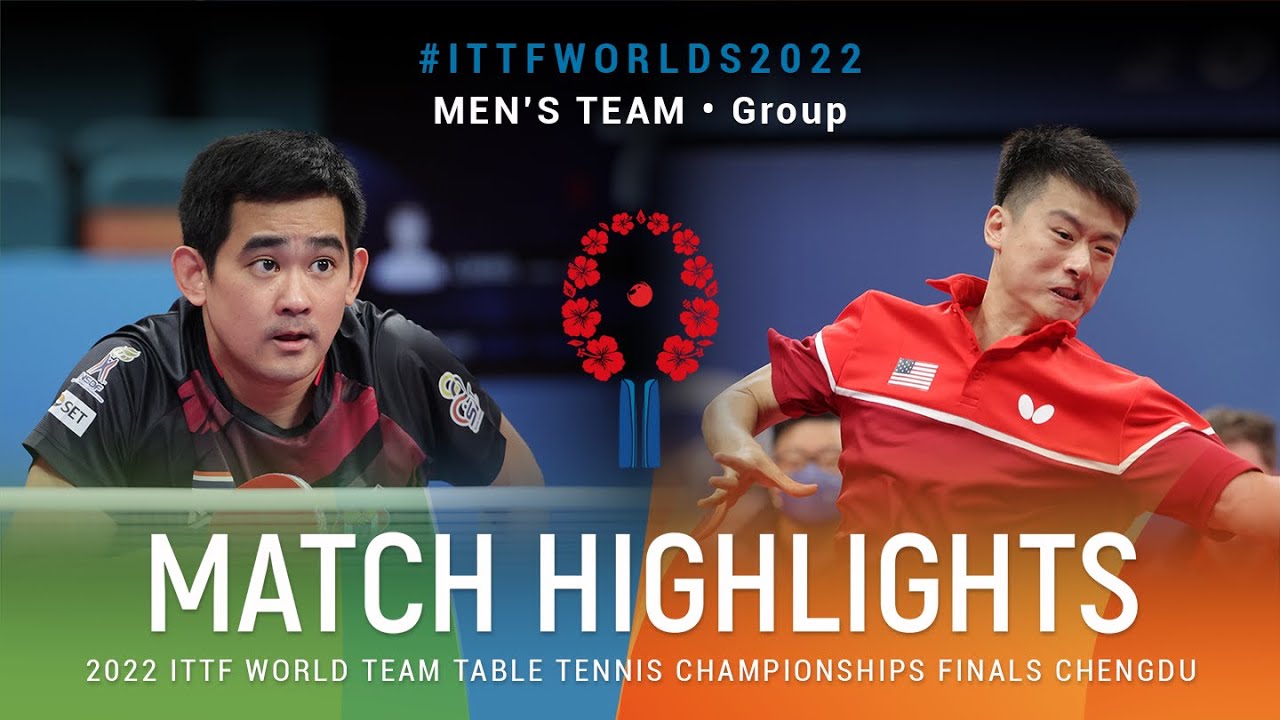 Highlights | Phakpoom Sanguansin (THA) vs Jishan Liang (USA) | MT Grps | #ITTFWorlds2022