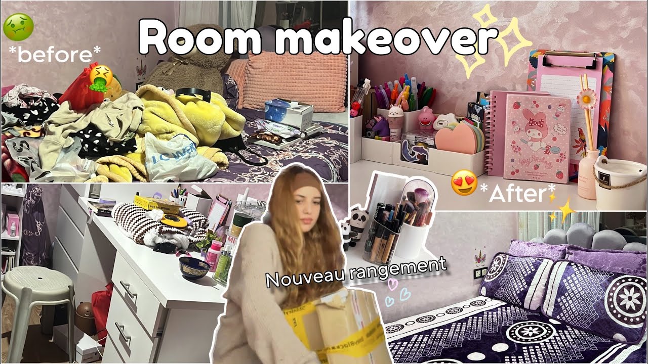 Room makeover ✨ | جمعت الروينة🧹 + بدلت الديكور 😍