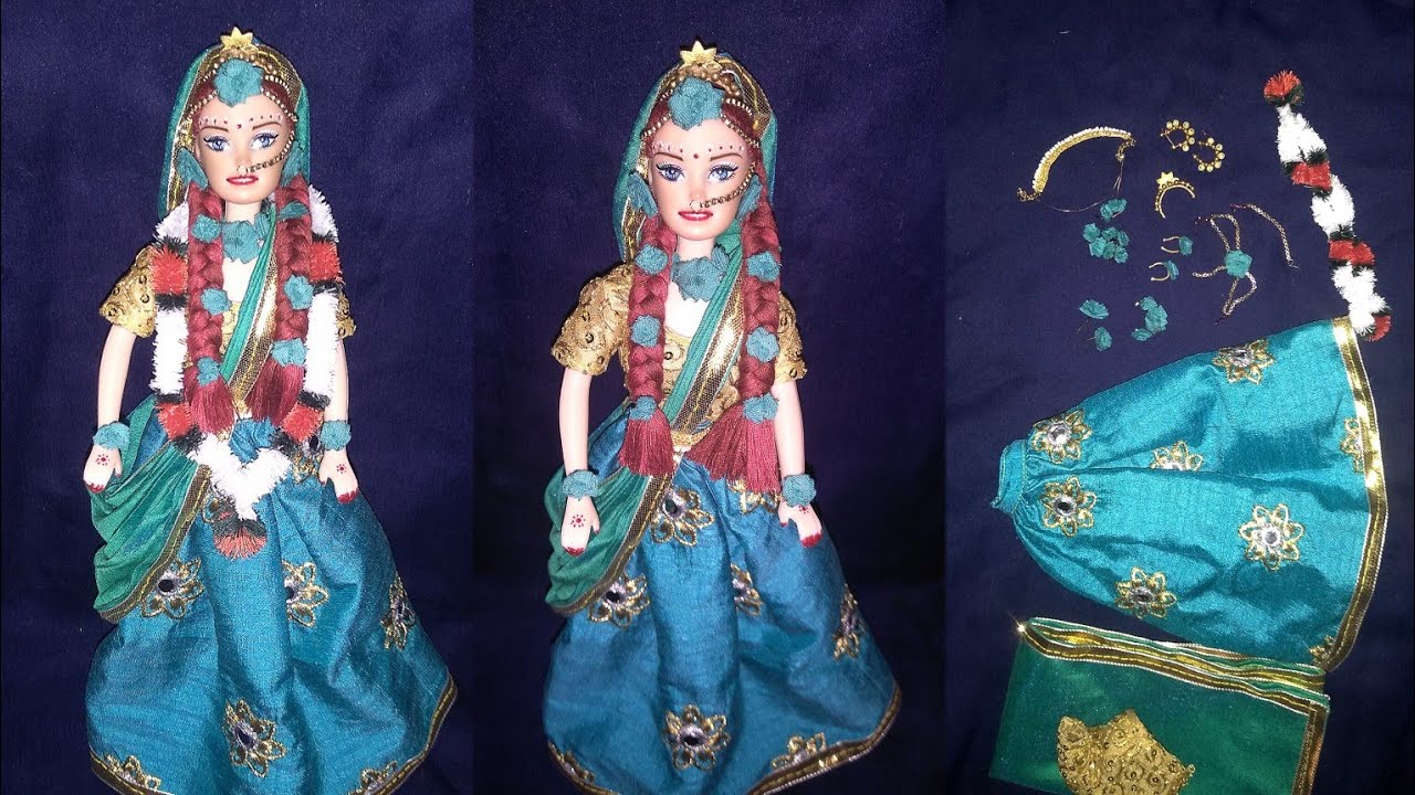 RADHA doll / Radha Krishna serial Radha -doll makeover / Barbie doll gorgeous makeover