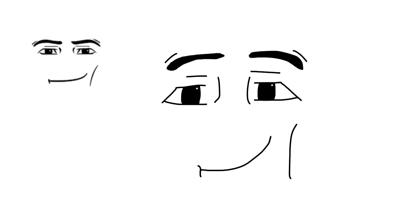 How to draw a Roblox man face #roblox #shorts #howtodraw 