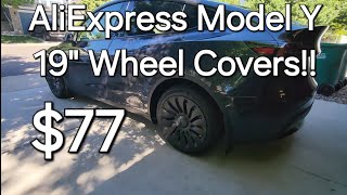 Ordering AliExpress 19' Wheel Covers for the 2024 Model Y!!