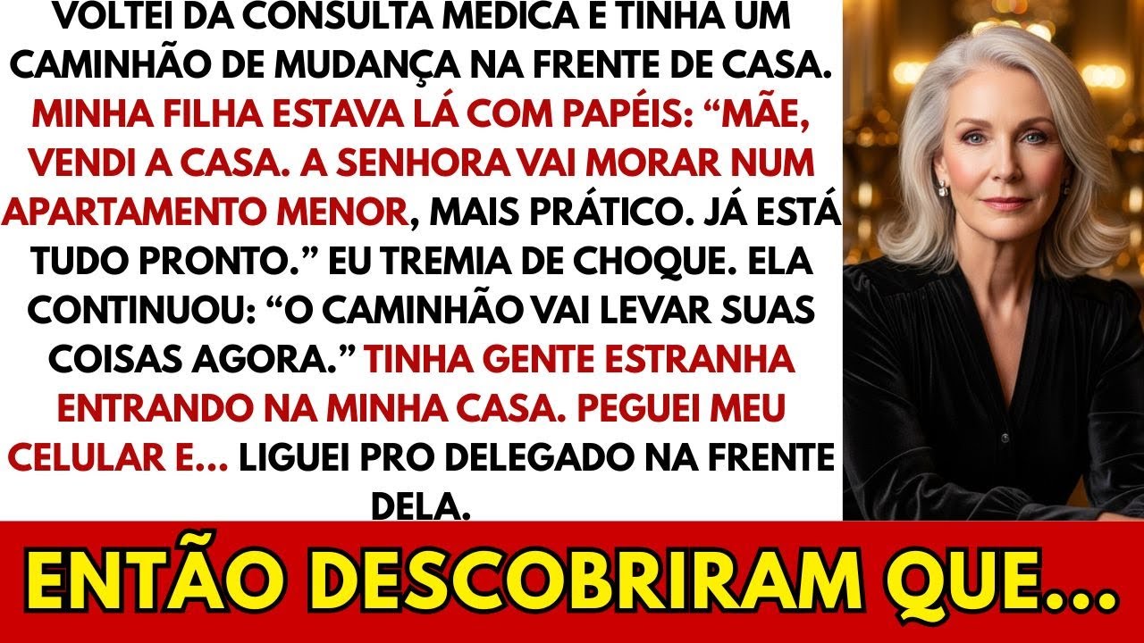 Voltei e vi um caminhão na porta. minha filha disse: “Vendi sua casa.” Então eu…