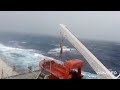 Mv african lion in rough seas