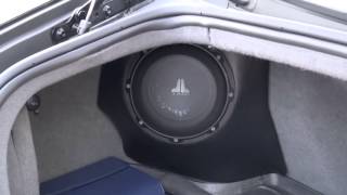 Maserati Custom SubWoofer Installation by Monney in Redwood City Maserati Ghibli Audio System
