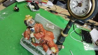 酔っぱらいのからくり時計を直しました