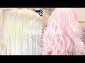 How to: Blonde to Pastel Pink Hair