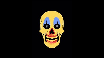 Procreate skull animation process ✍️💀