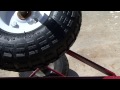 How to fix those dolly wheels that are pressed on split washers