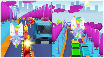 PLAY GAME UNICORN RUNNER 2 MAGICAL RUNNING ADVENTURE #31 | SHORT VIDEO FUNNY GAME | ANDROID/IOS